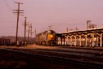 SBD 3561 & 8063 lead a train southbound past Seaboard Station